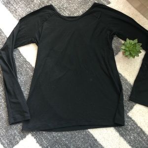 Black Long Sleeve Top- Size Small